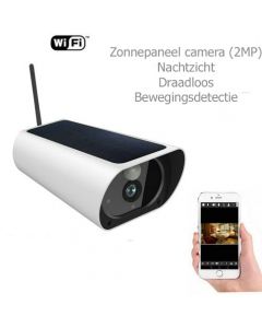 Solar beveiligingscamera met wifi (2MP)